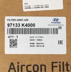 Genuine Hyundai Cabin Air Filter 97133-K4000